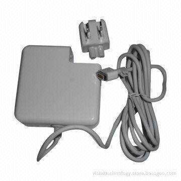 Vistek 60W Square Apple Laptop AC Adapter, 100-240V AC 50/60Hz Input